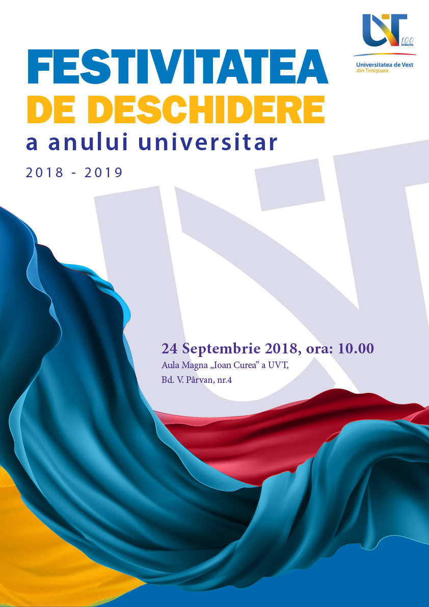 Afis Festivitatea de Deschidere 2018-2019